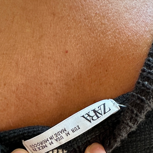 Polka Dot Black Dress ZARA - Picture 6 of 6